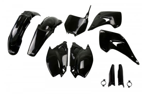 Picture of UFO FULL KIT KAWASAKI BLACK - KX125/250 03-08