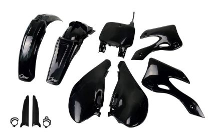 Picture of UFO FULL KIT KAWASAKI BLACK - KX 125/250 1999-2002