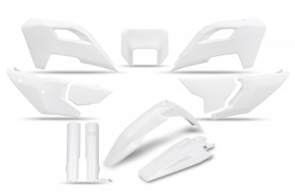 Picture of UFO FULL KIT HUSQVARNA WHITE WITH HEADLIGHT - TE / FE 2024