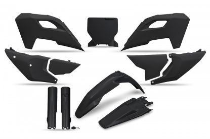 Picture of UFO FULL KIT HUSQVARNA BLACK - TC / FC 2023-2024