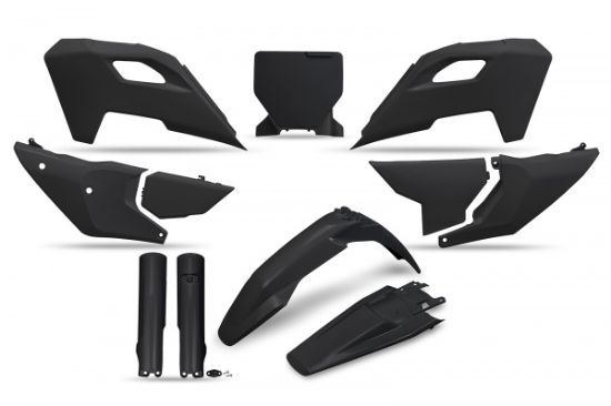 Picture of UFO FULL KIT HUSQVARNA BLACK - TC / FC 2023-2024