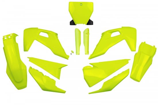 Afbeeldingen van UFO FULL KIT HUSQVARNA NEON YELLOW - TC / FC 2019-2022