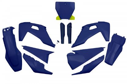 Picture of UFO FULL KIT HUSQVARNA BLUE - TC / FC 2019-2022