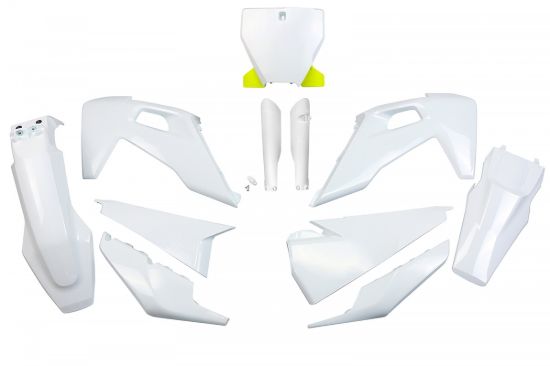 Afbeeldingen van UFO FULL KIT HUSQVARNA WHITE - TC / FC 2019-2022