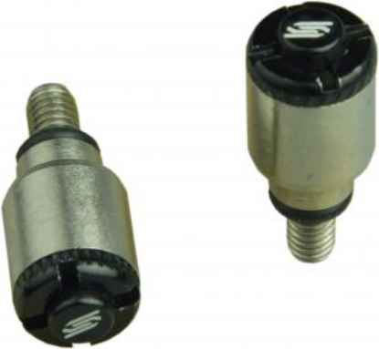 Afbeeldingen van Voorvork ontluchtingsnippel WP/ Ohlins /Marzocchi Zwart M4X0.7