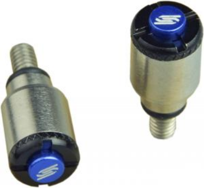 Afbeeldingen van Voorvork ontluchtingsnippel WP/ Ohlins /Marzocchi Blauw M4X0.7