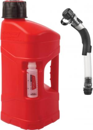 Picture of Benzinekan 10 liter met dop + vulslang met bocht