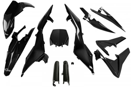 Picture of UFO FULL KIT HUSQVARNA BLACK - TC 449 2011-2013