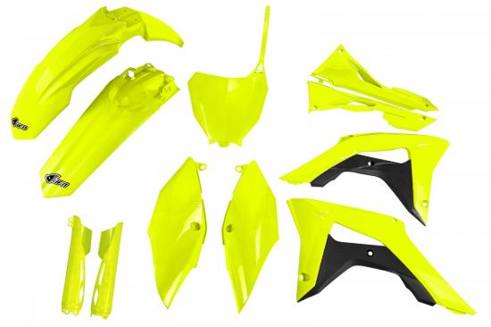 Picture of UFO FULL KIT HONDA NEON YELLOW WITH AIRBOX COVER - CRF 250R 18-21 / CRF 450R 17-20