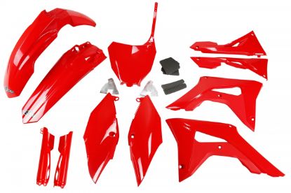 Picture of UFO FULL KIT HONDA RED WITH AIRBOX COVER - CRF 250R 18-21 / CRF 450R 17-20