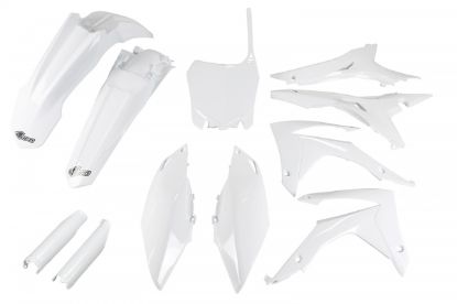 Afbeeldingen van UFO FULL KIT HONDA WHITE - CRF 250R 14-17 / CRF 450R 13-16