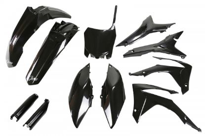 Picture of UFO FULL KIT HONDA BLACK - CRF 250R 14-17 / CRF 450R 13-16
