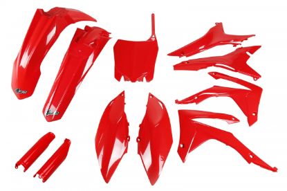 Picture of UFO FULL KIT HONDA RED WITH AIRBOX COVER - CRF 250R 14-17 / CRF 450R 13-16