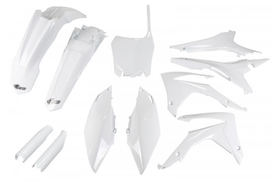 Afbeeldingen van UFO FULL KIT HONDA WHITE WITH AIRBOX COVER - CRF 250R 14-17 / CRF 450R 13-16