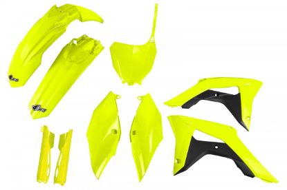 Picture of UFO FULL KIT HONDA NEON YELLOW - CRF 250R 2018-2021 / CRF 450R 2017 - 2020