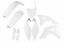 Picture of UFO FULL KIT HONDA WHITE - CRF 250R 2018-2021 / CRF 450R 2017 - 2020