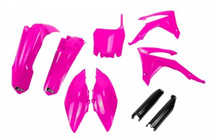 Picture of UFO FULL KIT HONDA NEON PINK - CRF 250R 2014-2017 / CRF 450R 2013-2016