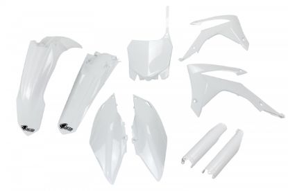 Afbeeldingen van UFO FULL KIT HONDA WHITE - CRF 250R 2014-2017 / CRF 450R 2013-2016