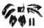 Afbeeldingen van UFO FULL KIT HONDA BLACK - CRF 250R 2008-2009