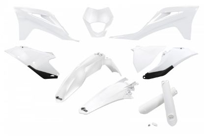 Afbeeldingen van UFO FULL KIT GAS GAS WHITE WITH HEADLIGHT - EC 250/300 - EC 250F/350F 2021-2023