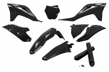 Afbeeldingen van UFO FULL KIT GAS GAS BLACK - MC / EC / MC F 2021-2023