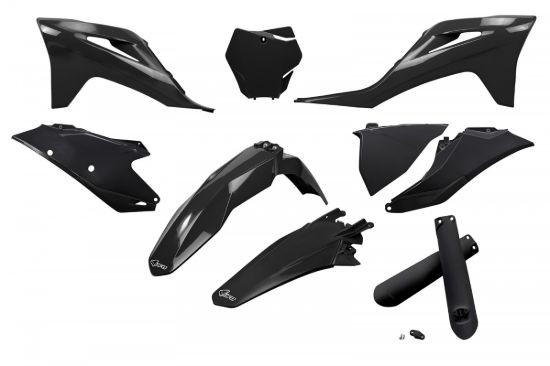 Picture of UFO FULL KIT GAS GAS BLACK - MC / EC / MC F 2021-2023