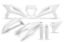 Picture of UFO FULL KIT BETA WHITE - RR 250/RR 300/RR 350/RR 400/RR 450 2025-