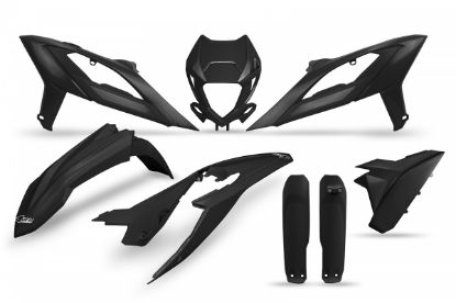 Picture of UFO FULL KIT BETA BLACK WITH HEADLIGHT - RR 125 /RR 250/RR 300/RR 350/RR 400 2023-2024