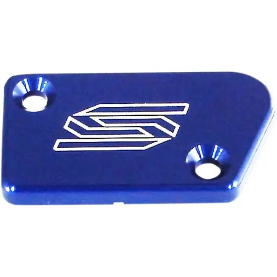 Afbeeldingen van Voorrem cilinder deksel Scar Kawasaki/Suzuki/Yamaha Blauw