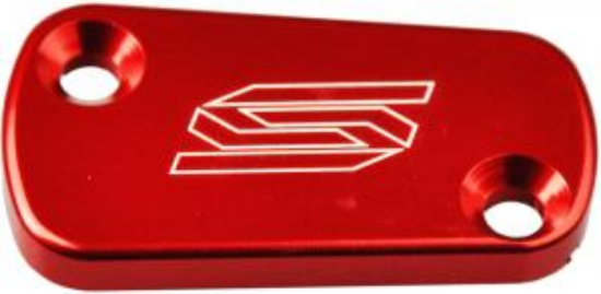 Afbeeldingen van Achterrem cilinder deksel Scar Kawasaki/Suzuki Rood