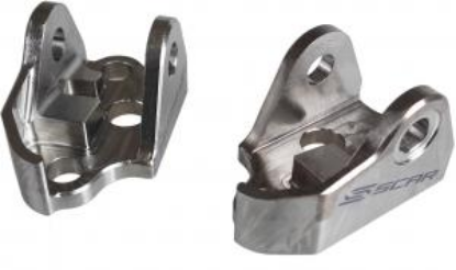 Picture of Scar Titanium Voetensteunbracket Yamaha WR250F YZ250FX 2015-2019 WR450F 2016-2020 YZ250F YZ450F 2008-2019 YZ450FX 2016-2019