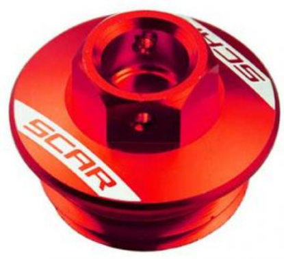 Picture of Scar Olie Vul Dop Voor Honda Rood
