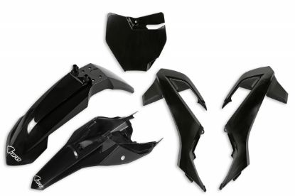 Afbeeldingen van UFO PLASTIC KIT KTM BLACK - SX65 16-23