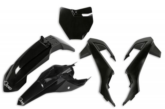Picture of UFO PLASTIC KIT KTM BLACK - SX65 16-23