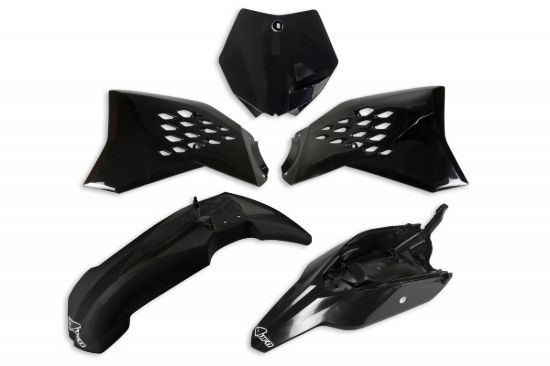 Afbeeldingen van UFO PLASTIC KIT KTM BLACK - SX65 12-15