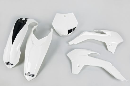 Afbeeldingen van UFO PLASTIC KIT KTM WHITE - KTM 85 13-16