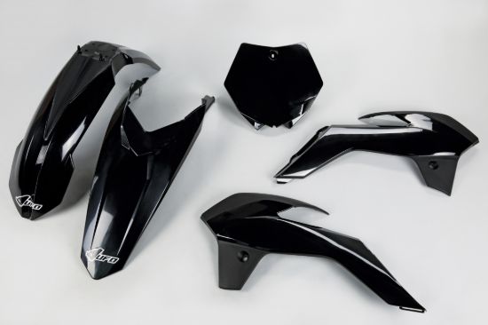 Afbeeldingen van UFO PLASTIC KIT KTM BLACK - KTM 85 13-16