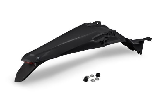 Afbeeldingen van UFO REAR FENDER YAMAHA BLACK - YZF250/WRF450 24-25 / YZF 450 23-25