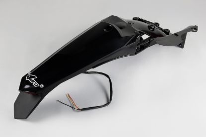 Picture of UFO REAR FENDER ENDURO LED YAMAHA BLACK - WR250F 15-19 / WR450F 16-18