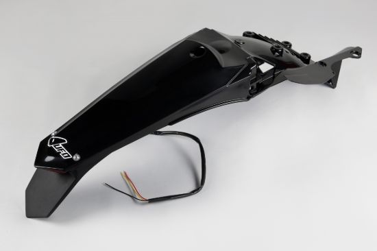 Afbeeldingen van UFO REAR FENDER ENDURO LED YAMAHA BLACK - WR250F 15-19 / WR450F 16-18