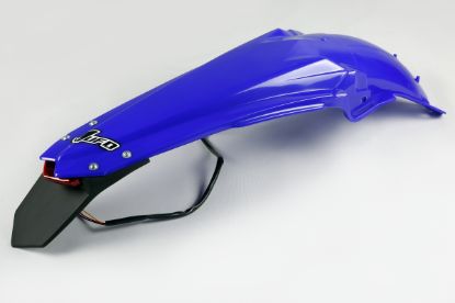 Afbeeldingen van UFO REAR FENDER (W/LED) YAMAHA REFLEX BLUE - YZF450 10-13