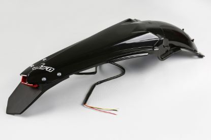 Afbeeldingen van UFO REAR FENDER (W/LED) YAMAHA BLACK - YZF450 10-13