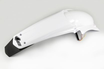 Picture of UFO REAR FENDER (W/LED) YAMAHA WHITE - YZF250/450 06-09