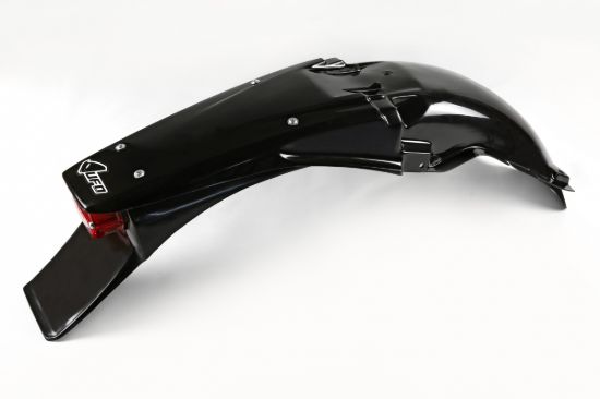 Picture of UFO REAR FENDER YAMAHA BLACK - YZ125/250 96-01 / WRF