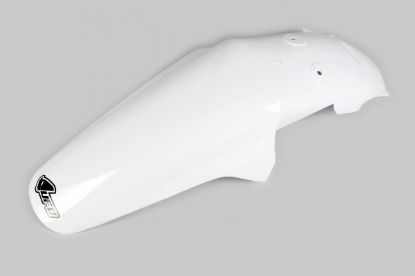 Picture of UFO REAR FENDER YAMAHA WHITE - YZ 125/250/360/490 86-90