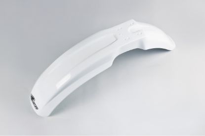 Afbeeldingen van UFO FRONT FENDER SUZUKI WHITE - RM125/250 95-00