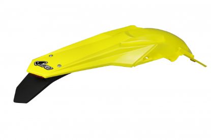 Afbeeldingen van UFO REAR FENDER ENDURO LED SUZUKI YELLOW - RMZ250 19-25 / RMZ450 18-25