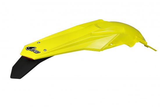 Afbeeldingen van UFO REAR FENDER ENDURO LED SUZUKI YELLOW - RMZ250 19-25 / RMZ450 18-25