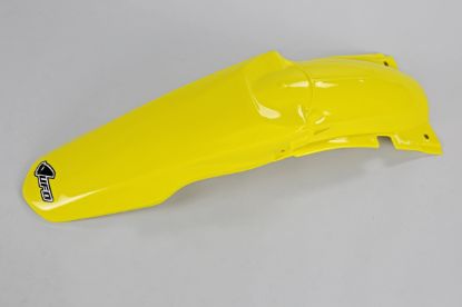 Afbeeldingen van UFO REAR FENDER SUZUKI YELLOW - RM125/250 01-25