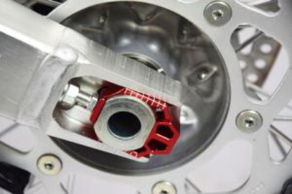 Picture of Scar Achteras blokken Rood Honda CR125/250 02-07 CRF250R 04- CRF450R 02-